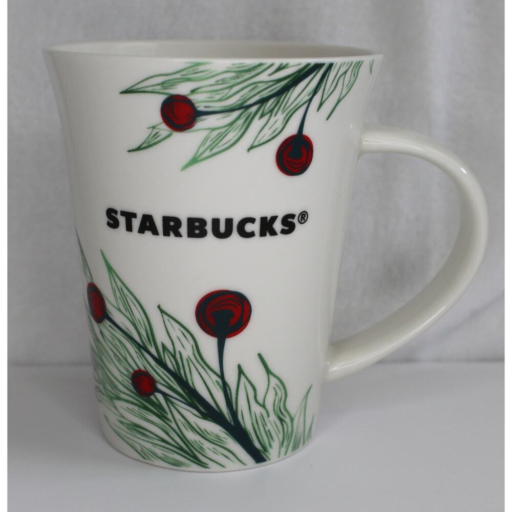 Starbucks 2020 Holly Berries Christmas/ Holiday Mug, 10 fl oz/ 295 ml